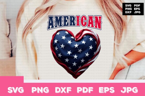 4th of July Women s American Flag Shirt