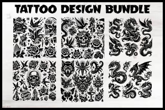 Attoo Design Art for T-Shirts, Bundle
