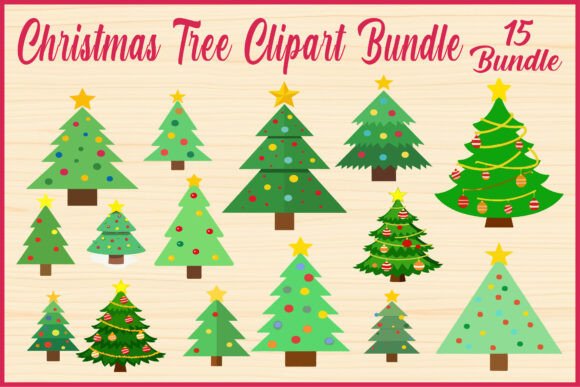 Christmas Tree Clipart Bundle Review