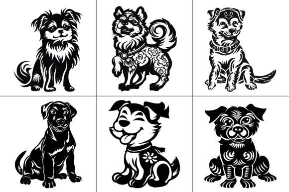 Dog Lunar New Year Vector Graphic Review