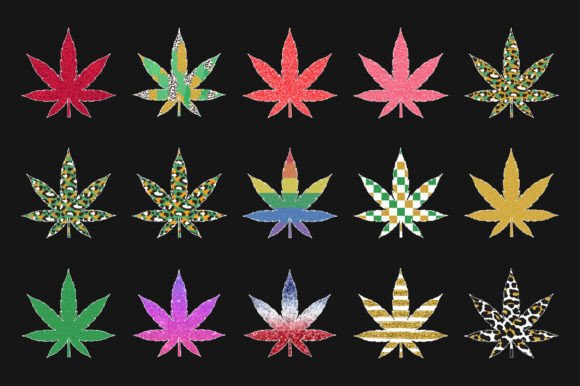 Glitter Cannabis Weed Leaf Bundle Review