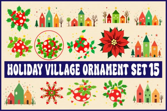 Holiday Village Ornament Set Review