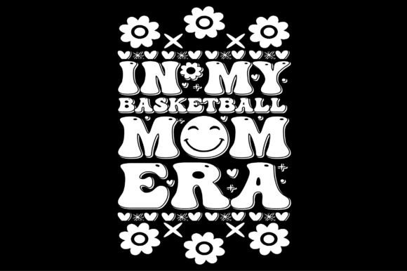 In My Basketball Mom Era Groovy Key Chai