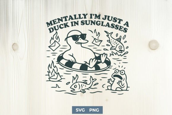 Mentally I’m Just a Duck in Sunglasses Embroidery Review