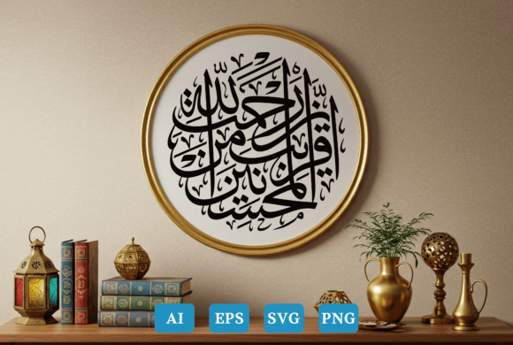 Reviewing Calligraphy Arabic Al-a raf Ayat 56