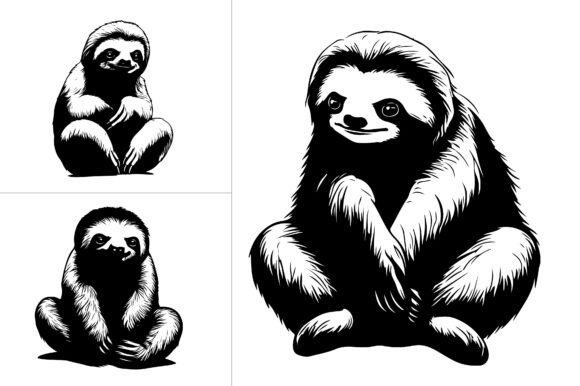 Sloth Silhouette Embroidery Review