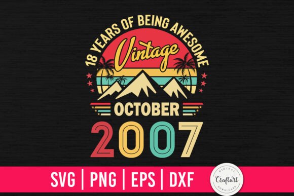 Vintage 2007 October 18th Birthday Embroidery Review